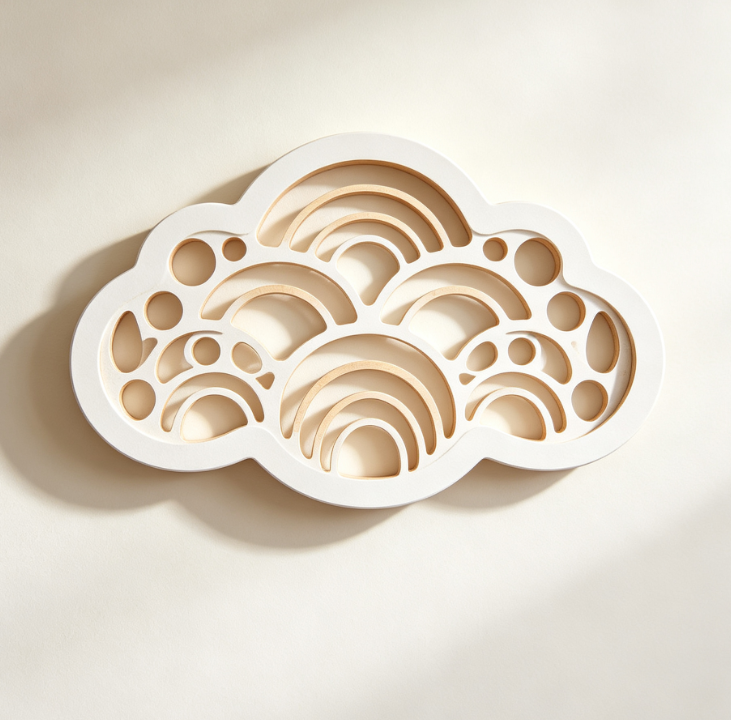 Ins Hollow Cloud Wall Hanging Ornament
