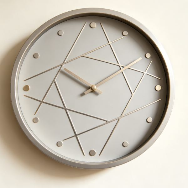 Creative Geometric Metal Wall Clock